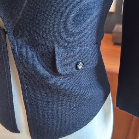 White House black market knit blazer  new without tag has never been worn - Picture 10 of 12